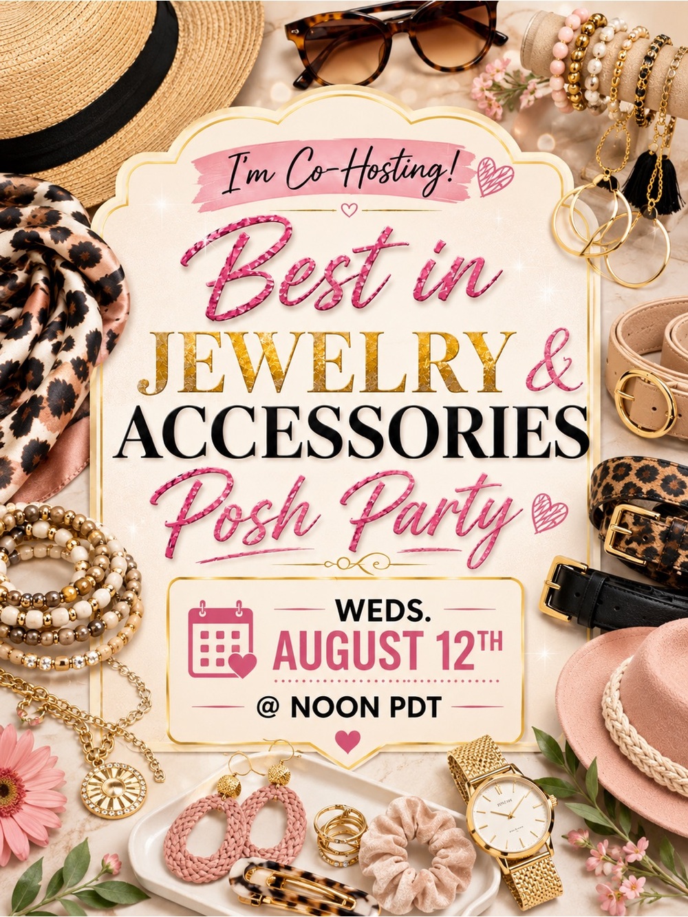 8/12/26 @ NOON PDT - “Best in Jewelry & Accessories” Posh Party! - - Picture 1 of 1